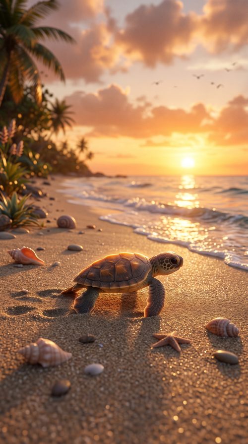 Baby_turtle_walking_on_beach