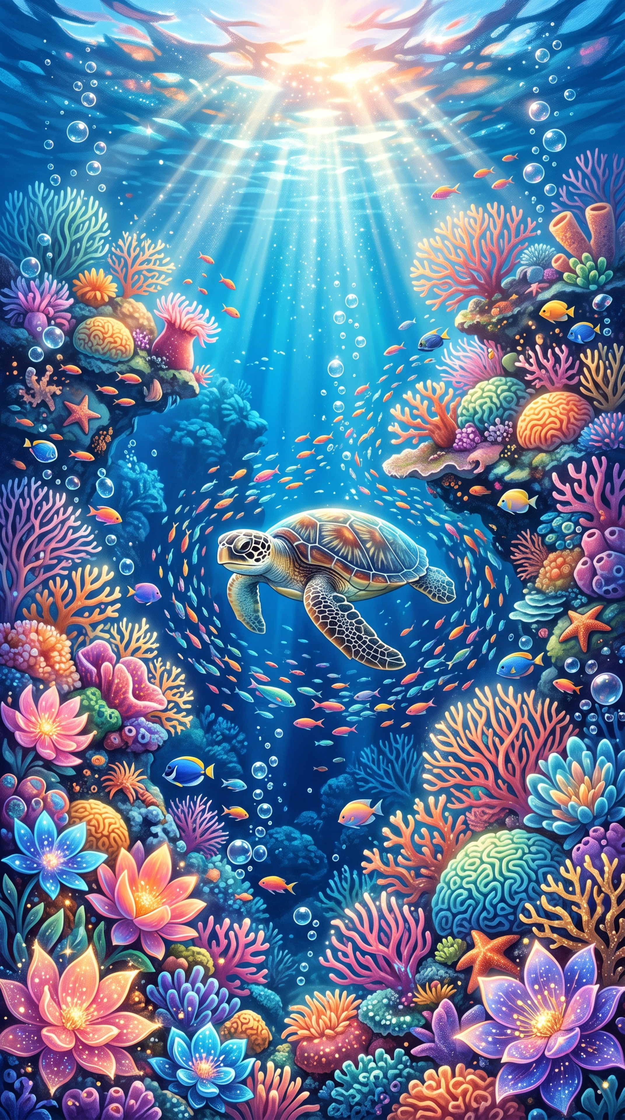 Fish_and_turtles_in_ocean