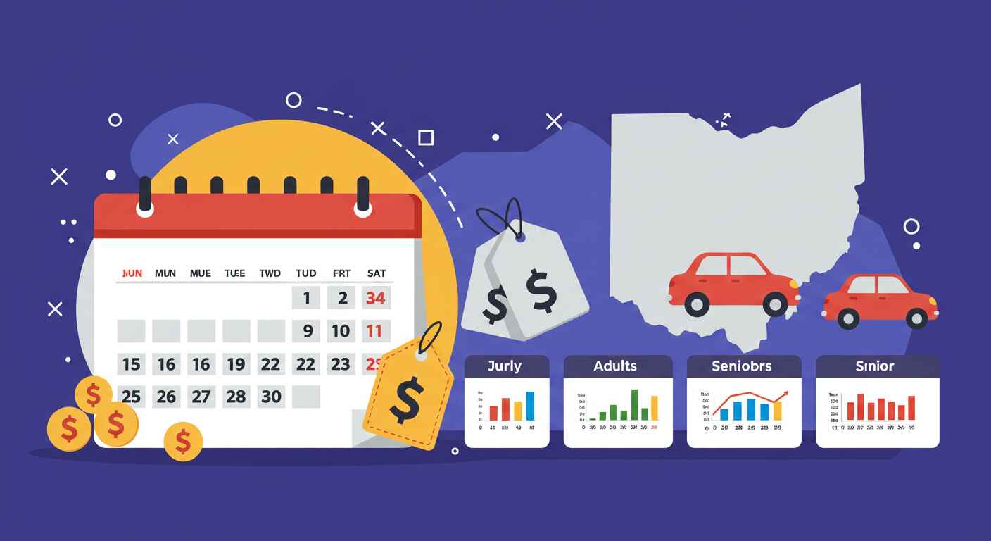 Breaking Down Ohio’s Average Monthly Auto Insurance Costs
